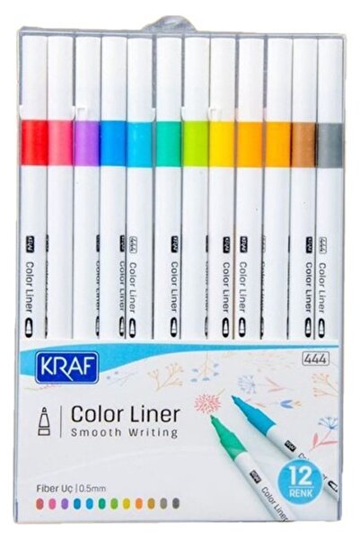 KRAF Color Liner Kalem 0.5 12’li