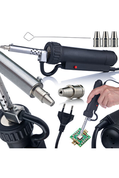 Rosfix Pistol Dezlipire Electric PRO 350W | Cu Odsorbare Staniu + 3 Vârfuri