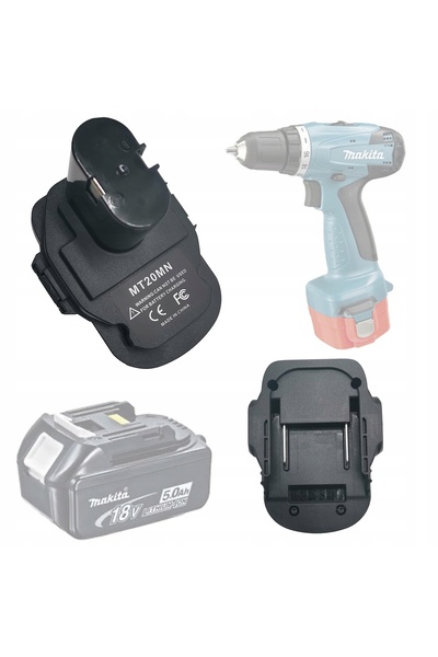 Rosfix Adaptor Baterie 18V Li-Ion | Compatibil cu unelte Makita NiCd/NiMh