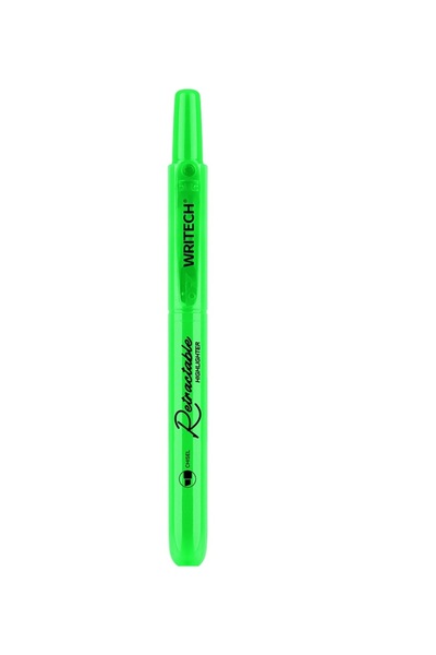 Writech Textmarker retractabil Neon galben