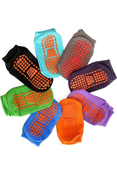 SKY TOUCH SKY-TOUCH Baby Non Slip Socks 8 Pairs, multi color, 1-3 Years