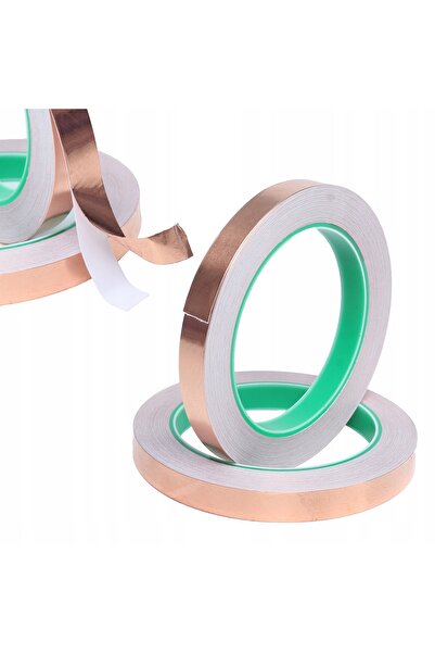 Rosfix Bandă Cupru 5mm x 20m – Adeziv Conductiv | Grosime 0,05mm