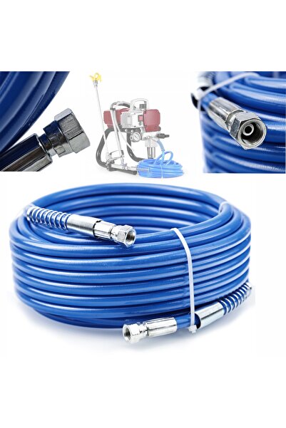 Rosfix Furtun Pictură TPU 30M Albastru | 228 Bar, 1/4" | Compatibil cu Wagner