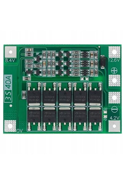 Rosfix Li-Ion 3S 40A Charging Module – 12.6V | BMS Protection, Balancing