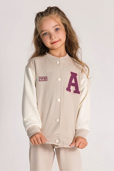 DMB BOYS & GIRLS Girls Printed Cotton College Cardigan