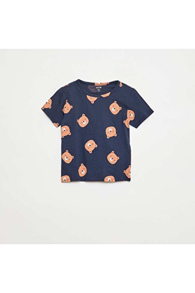 KIABI Short Pajama Set - T-shirt + Shorts - 2 Piece BLUE