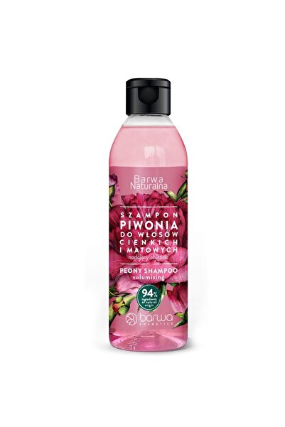 Barwa Cosmetics Sampon volumizator cu floare de bujor, 300 ml,