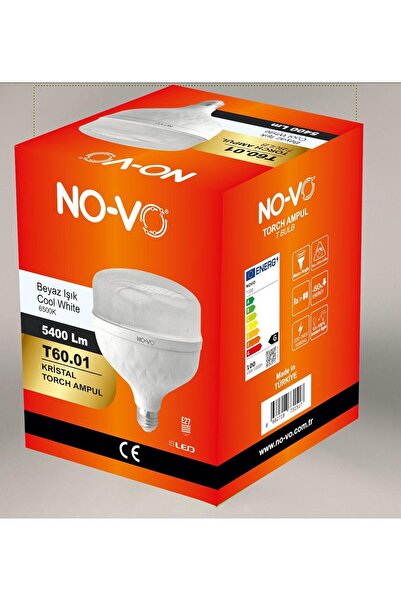 No-vo 60W LED TORCH KRİSTAL AMPUL BEYAZ