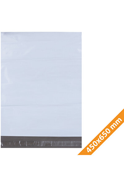 Rosfix Courier Envelopes Set 450×650 mm 100 Pcs | LDPE White, 50µm, Self-adhesive