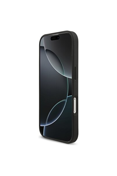 Guess Carcasă pentru iPhone 17, Hardcase 4G cu logo mare, protecție subțire, compatibilă, neagră