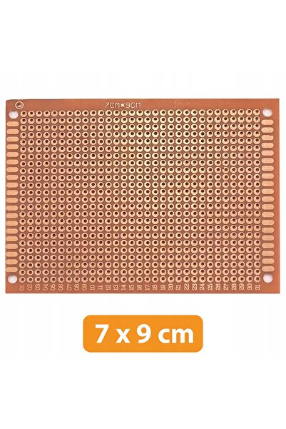 Rosfix Universal THT Prototype Board 70x90 mm | 2.54 mm Pitch | With 4 Holes