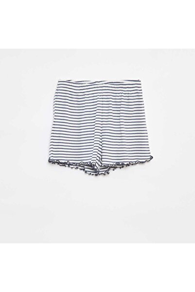 KIABI Ribbed shorts + T-shirt pyjamas - 2-piece set GREY
