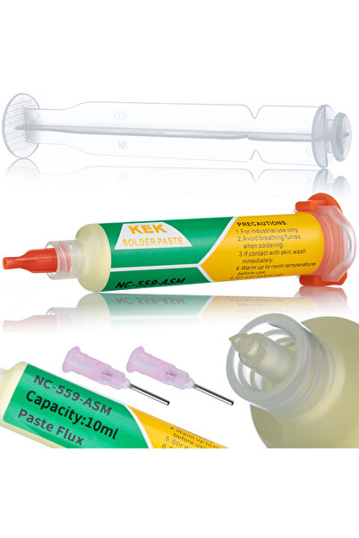 Rosfix Flux No-Clean NC-559-ASM – Gel 10cc | Pentru BGA, SMD, Reballing