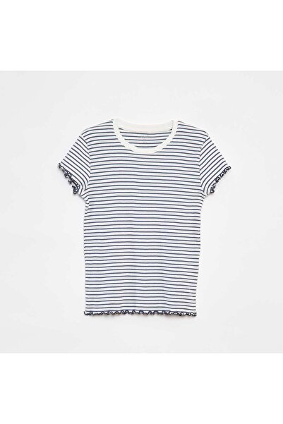 KIABI Ribbed shorts + T-shirt pyjamas - 2-piece set GREY