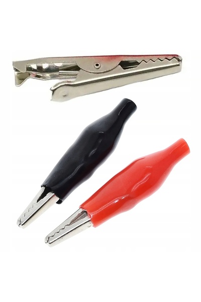 Rosfix Set Clești Tip Crocodil Izolați 5A | Negru + Roșu | 2 Bucăți