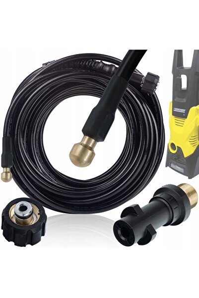 Rosfix Furtun Curățare Țevi 30M 1/4" 155bar | Compatibil cu Kärcher K2–K7