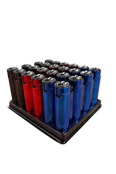 LİGHTER metal çakmak taşlı 24 lü