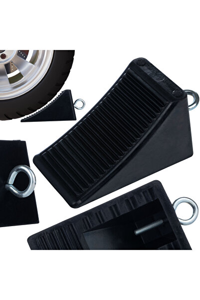 Rosfix Pană Roată Auto 160 mm cu Mâner Metalic | Cauciuc Rezistent 2,5T