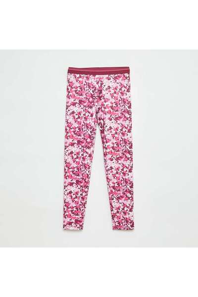 KIABI Stretch fabric sports leggings PINK