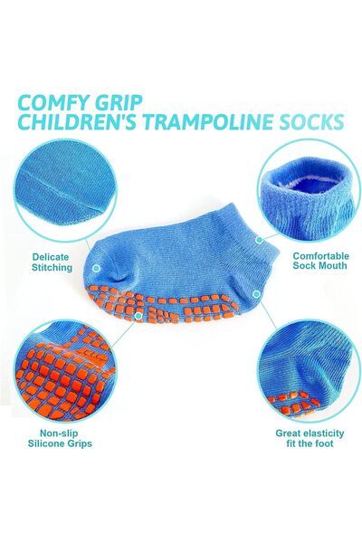 SKY TOUCH SKY-TOUCH Baby Non Slip Socks 8 Pairs, multi color, 1-3 Years