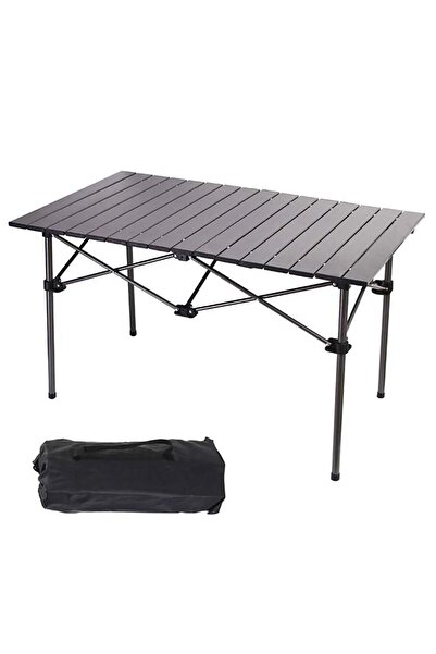 AGD طاولة تخييم قابلة للطي، طاولة نزهة محمولة مع حقيبة حمل، 95*55*50 سم -
