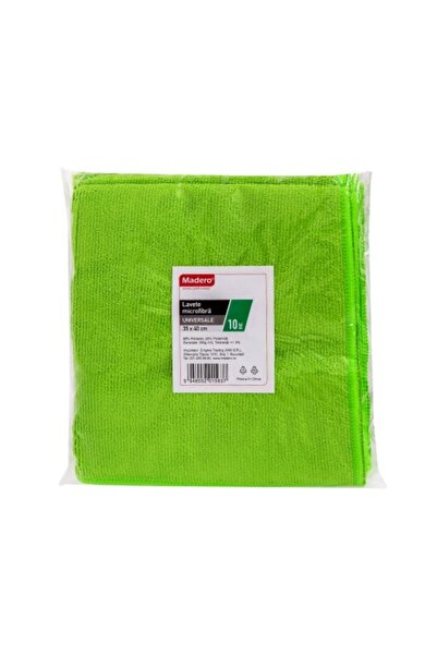 Madero Lavete microfibra universală verde, Madero, 35x40cm, set 10buc
