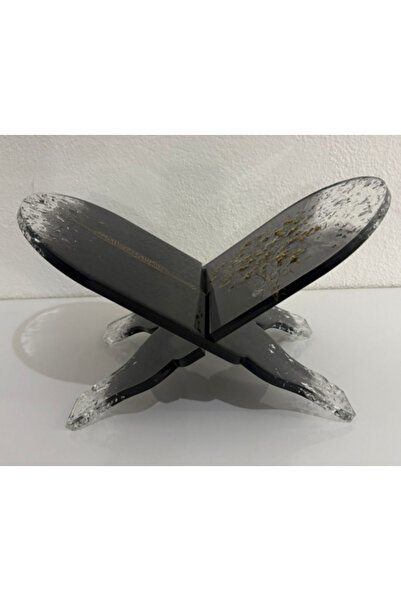 Pelince راتنج إيبوكسي راهلي مع زهور وحروف باللون الأسود (تصميم خاص - إنتاج فر...