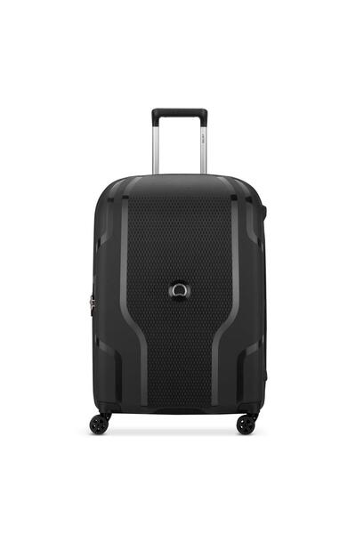 Delsey Clavel 4 Wheel Hard Trolley, 55 cm, Black