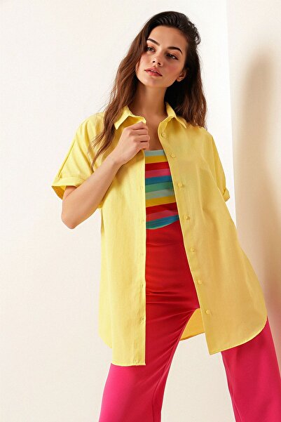 Hiccup Bdart Buttoned Poplin Shirt and Collar