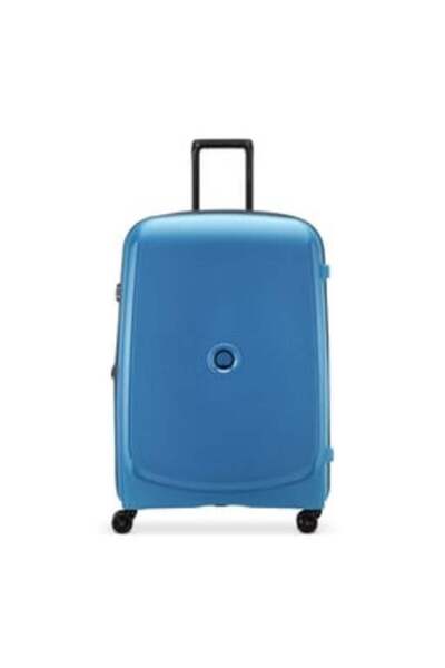 Delsey Belmont Plus Non Expandable 4 Wheels Hard Trolley, 55 cm, Blue