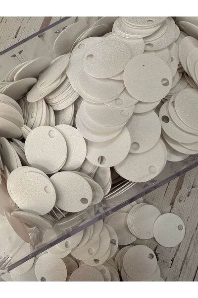 miraylahobi 30 mm (3 cm) Simli Pul Çanta, Supla Pulu 25 gr