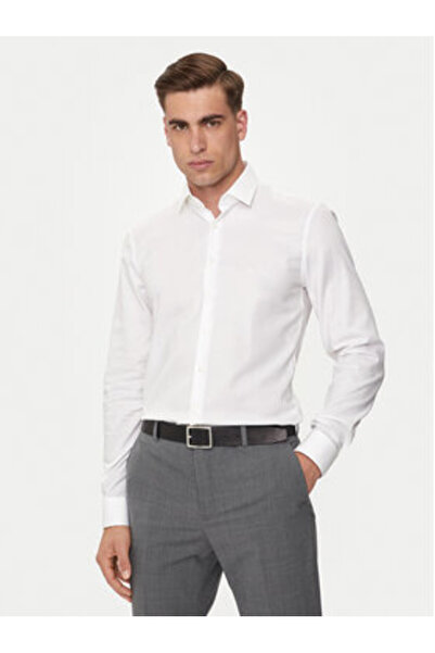 Calvin Klein Ανδρικό Πουκάμισο K10K113164 Λευκό