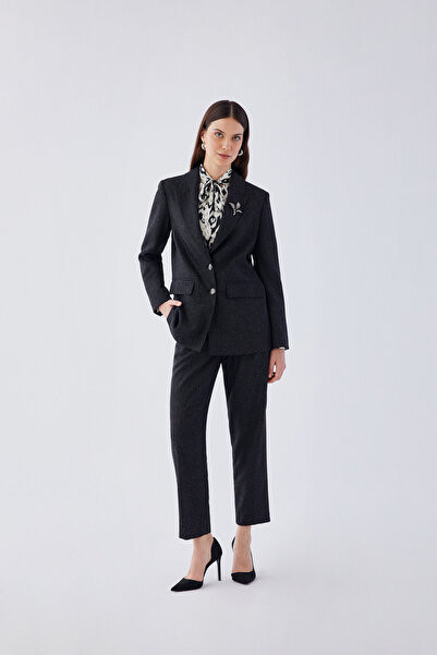 IDYL YAKA BROŞLU BLAZER TAKIM