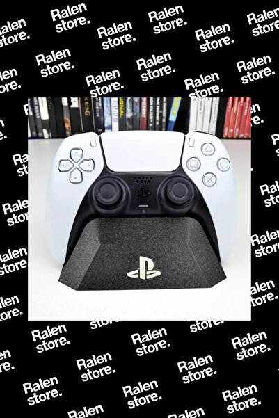 Ralen PS5 Gamepad Dualsense Stand Tekli Siyah Renk | 14cm ( Yüksek Kalite 3D ...