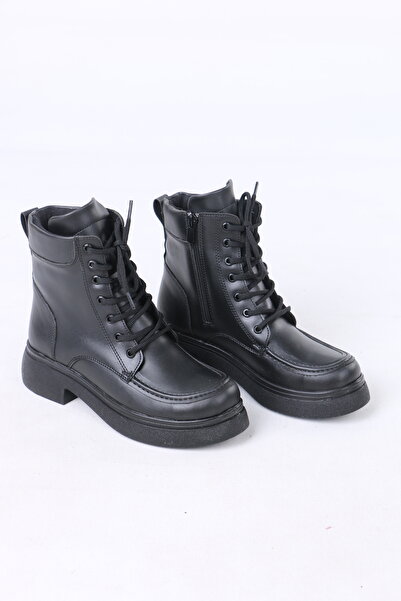 Weynes Women's Black Flat Sole Long Boots Bootie Wsb1130