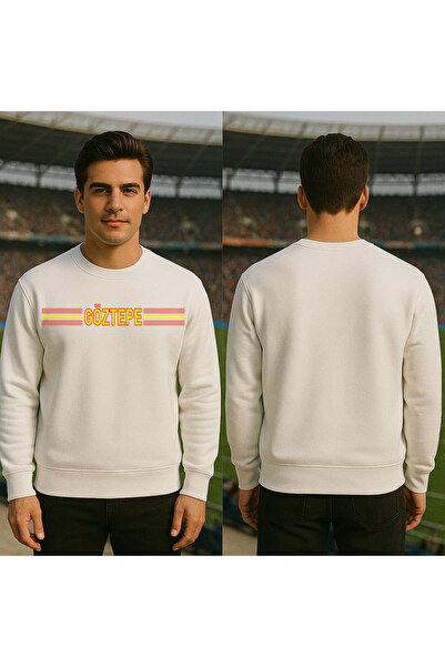 Bestteks GÖZTEPE ŞERİT BASKILI UZUN KOL