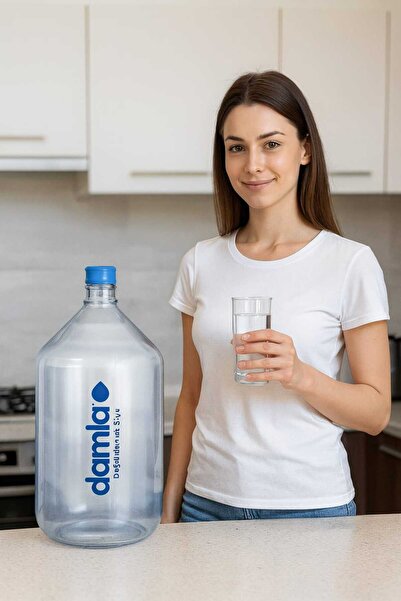 Damla Cam Damacana 15 LT - (Paşabahçe) + Kapak