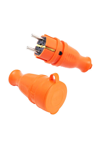 Badem10 3x2.5 mm 25 Metre Seyyar Uzatma Kablosu TTR CCA Telli Elektrik Kablo Kontrol Kalem Dişi Erkek Fiş