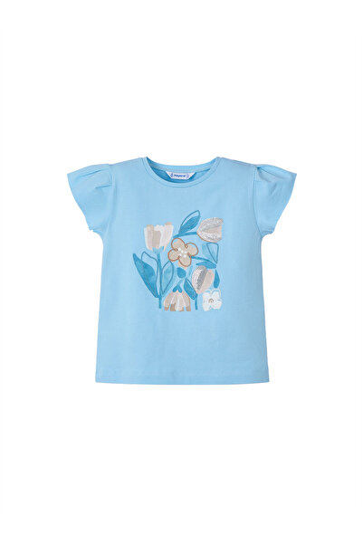 MAYORAL Tricou pentru fete 3015 Albastru deschis
