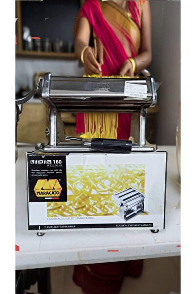 DAMMERUN Paslanmaz Çelik Erişte ve Makarna Makinesi – Dayanıklı, Pratik ve El Yapımı Lezzetler