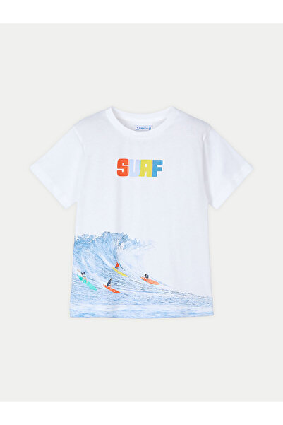 MAYORAL Tricou băieți 3046 Alb