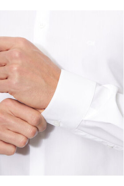 Calvin Klein Ανδρικό Πουκάμισο K10K113182 Λευκό