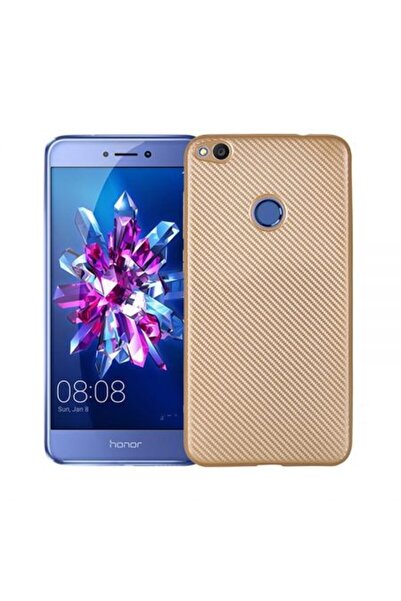 i-Zore Husa Huawei P9 Lite 2017 din fibră de carbon, aurie