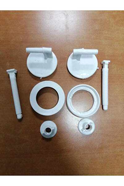 k karaaliler Klozet Kapak Montaj Vidası Plastik Alttan Sıkmalı Civata Kapak M...