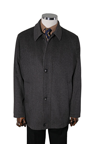 Globay Klasik Pamuklu Bebe Yaka Kaşe Kaban