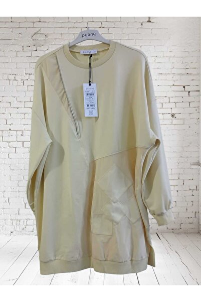 Puane Women's Zipper Detailed Parachute Fabric Transitional Sports Tunic