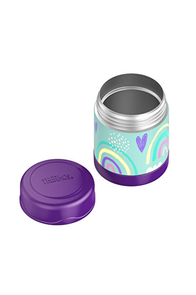 Thermos Kids Funtainer Stainless Steel Food Jar - Rainbows - 290ml