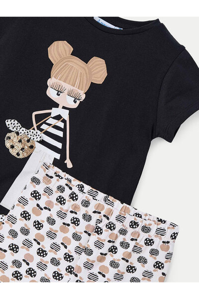 MAYORAL Girl T-shirt and leggings set 3713 Black
