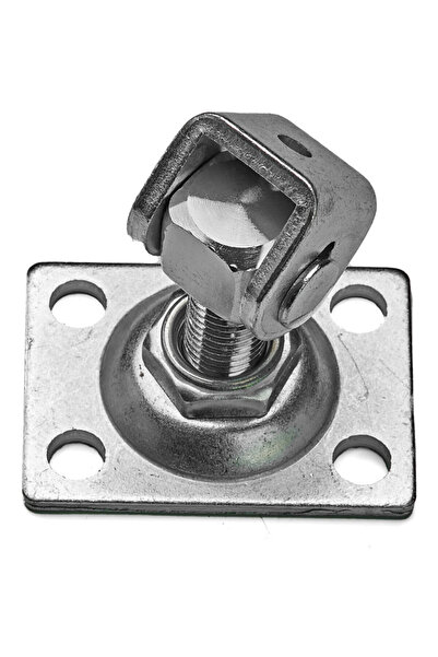 gwd Balama galvanizată pentru porți și trape, filet M12, placă 75x55 mm, lung...