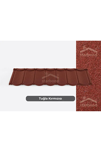 [classic] Metal Kiremit Tuğla Kırmızısı Kiremit Çatı Malzemesi